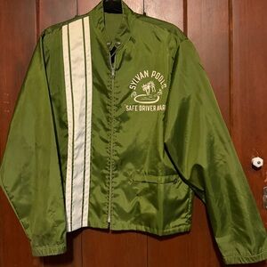 Vintage Champion Pool Boy Green Windbreaker